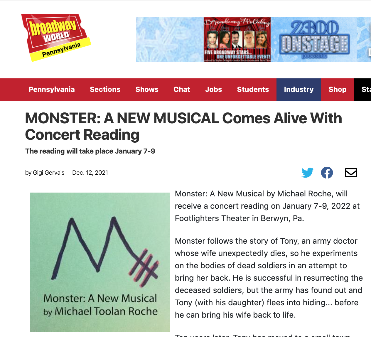 BroadwayWorld.com Press Release
